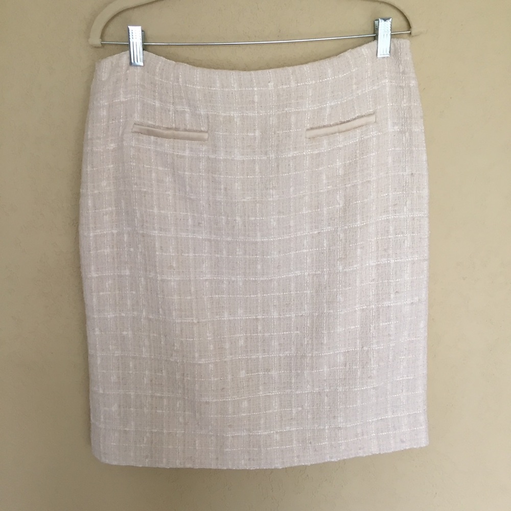 Pendleton Cotton Blend Boucle Pencil Skirt